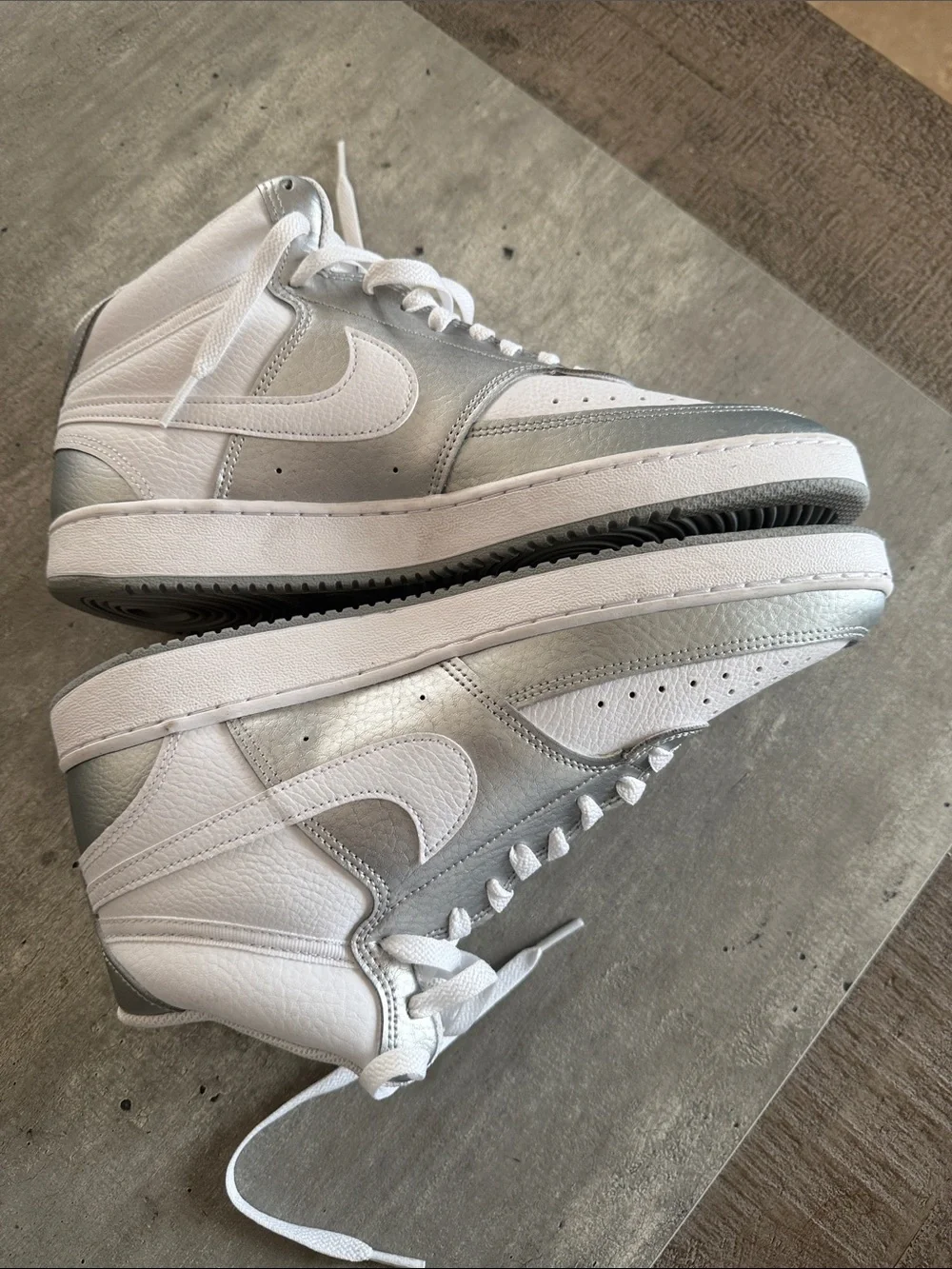 Nike Court Vision Mid - Women's Sneaker Grey White Silver CD5436-108
